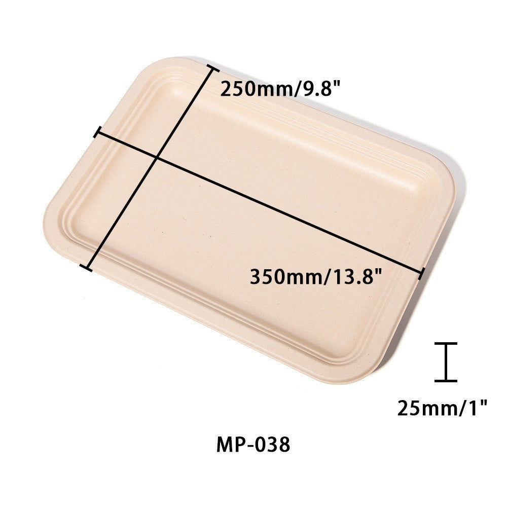 "14 inch Rectangular plate"