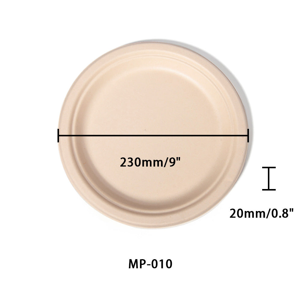 9" round plate