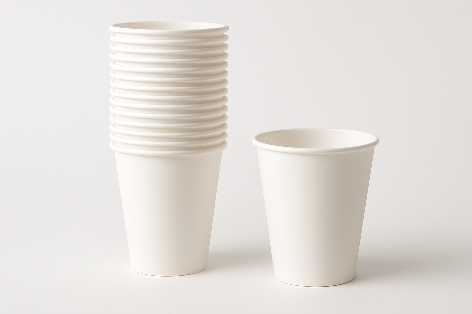 Single-layer paper cup