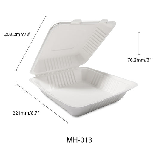 "8"" clamshell (1200ml)"