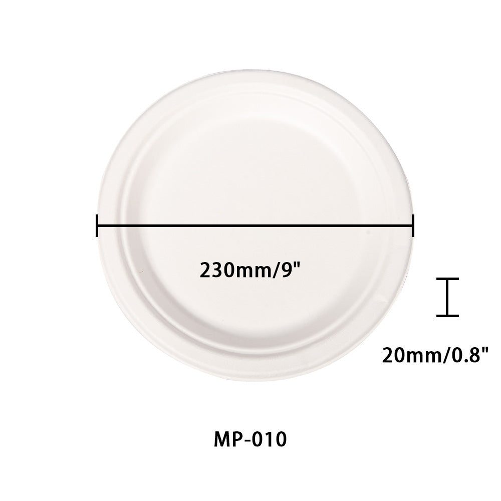 9" round plate