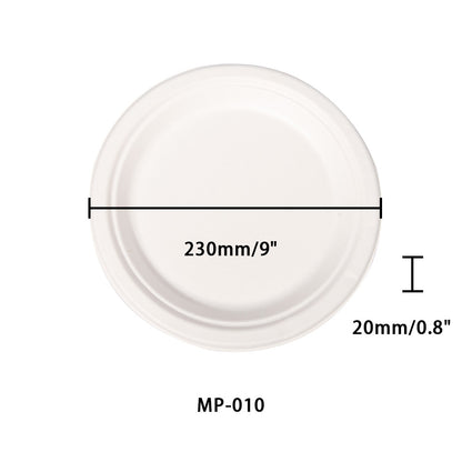 9" round plate