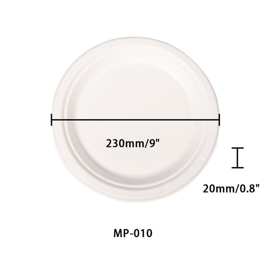 9" round plate